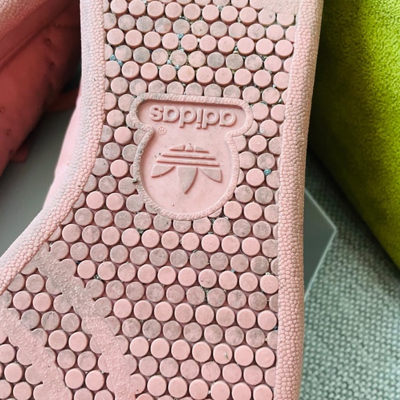 STAN SMITH quilted pink sneakers  size 7 1/2 - Picture 8 of 11